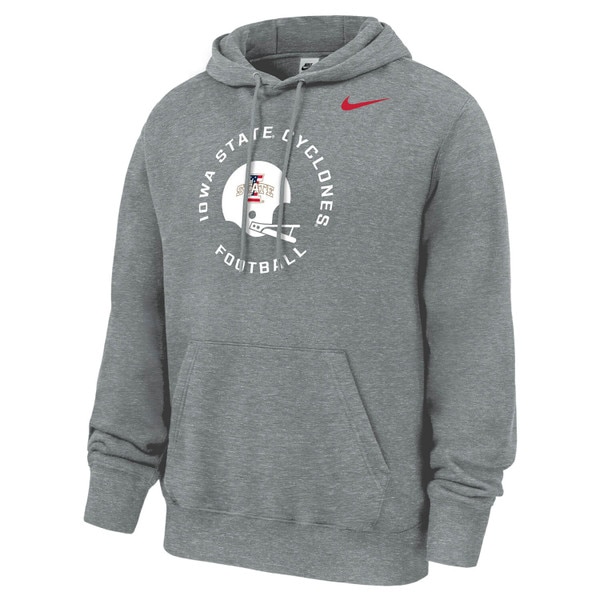 Nike Patriotic I-State SU26 Dark Gray Heather Hooded Sweatshirt vendor image